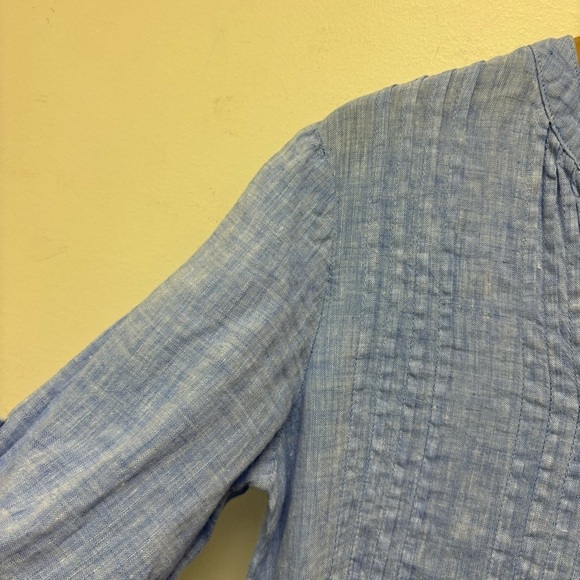 Saint Tropez West 100% Linen Top - Picture 3 of 11